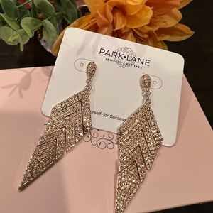 Limited Edition Rose Gold Velour Earrings (Park Lane Jewelry)